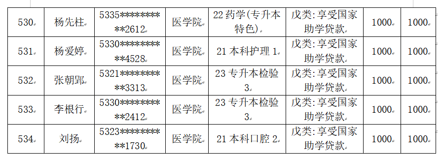 云南經(jīng)濟管理學(xué)院醫(yī)學(xué)院2025屆畢業(yè)生一次性求職補貼人社終審?fù)ㄟ^名單公示 第 28 張